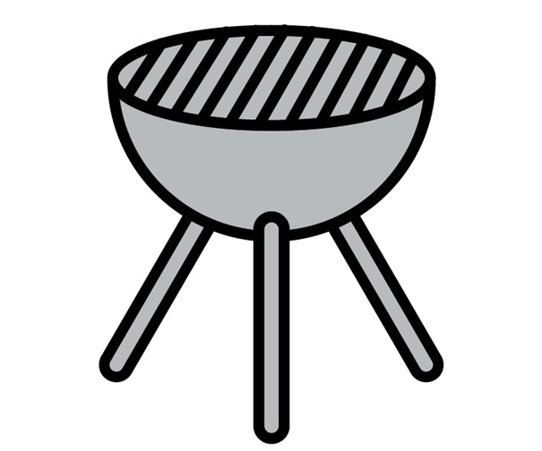 Abschluss Grillen in der Werkstatt