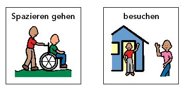 Bild: spazieren oder besuchen
