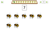 Screenshot: LIFEtool App AboutNumbers, Exercise Counting
