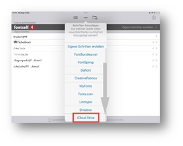 Abbildung: Screenshot AnyFont