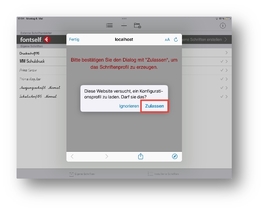 Abbildung: Screenshot AnyFont