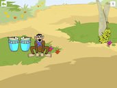 Screenshot: LIFEtool App SwitchTrainer, Exercise Monkey play ground