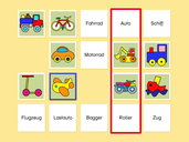 Screenshot: LIFEtool App TouchMe Pairs, cards face up