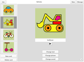 Screenshot: LIFEtool App TouchMe Pairs, editor
